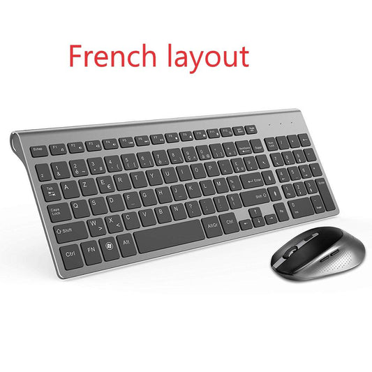 Französische Tastatur drahtlose Maus Azerty geeignet für Spiel PC-Spieler IMAC TV
