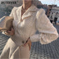 Damen Elegante Kerb Kragen, Quasten Shirts Blusen, Neue einreiher weibliche Workwear Shirts