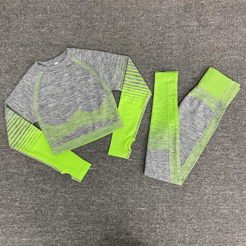 2/3/5 stücke Nahtlose Damen Sportbekleidung & Yoga-Set