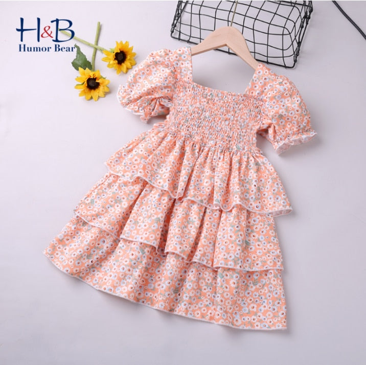 Gestickte Sommer Mädchen Kleid 2022, Mode Partykleid für Prinzessin