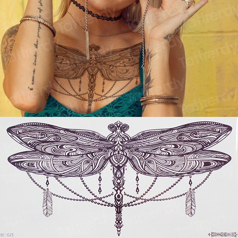 temporäre mode Tattoos-Schmuck, Körperaufkleber für Ägypten arabisch indische Sexy Tattoos-Muster