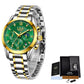Neu LIGE Gold Damenuhr Business Quarzuhr Damen Top Marke Luxus Damen Armbanduhr Mädchen Uhr Relogio Feminin 2022+Box
