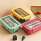 850 ml/1100 ml tragbare Lunchbox Lebensmittelbehälter Mikrowelle geeignet, Bento-Boxen Lunchbox mit Besteck-Sets