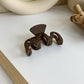 1pcs Koreanisch Kaffee Schwarz Großes Haar Krallen, Acryl Haarnadeln Barrette, Krabbe Haarspangen für Frauen & Mädchen