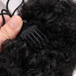 Synthetische Puff Afro Lockig Chignon Perücke Pferdeschwanz Kordel Kurz Afro