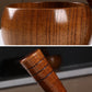 Gestampfter Knoblauchglas-Mörser, alte Mode-Holzmühle, rund, glatt, handpoliert, Stößel-Set zum Mahlen von Kräutern, Gewürzen, Körnern, Pfeffer