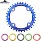 Runde Narrow Wide Kettenblatt MTB Mountainbike Fahrrad 32T, 34T, 36T, 38T Kurbelgarnitur Einzelne Zahn platte