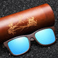 Natürliche Polarisierte Holzsonnenbrille, Bambus Sonnenbrille, Markendesigner Original Holzbrille Mit Holzkiste