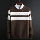 Kaschmir-Baumwollpullover Herren 2023, Herbst-Winter-Jersey-Strickpullover