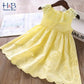 Gestickte Sommer Mädchen Kleid 2022, Mode Partykleid für Prinzessin