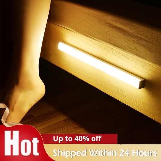 LED Nachtlicht mit Bewegungssensor, Drahtlose Nachtlampe Für Küche Neben Schlafzimmer Korridor Schrank Kleiderschrank Wandlampe Wohnkultur