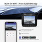 AZDOME GS63H Nachtsichtkamera, Dash Cam Dual Lens 4K UHD, Aufnahme der gefahrenen Strecke beim Autofahren