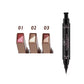 Double Color Glitter Lidschatten Make-up