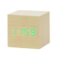 Dual Display Smart Digital LED, Wecker Temperatur Sprachsteuerung, Multifunktions-elektronischer Kalender