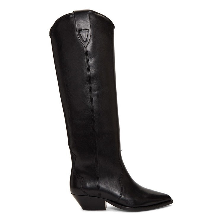 Damen Stiefel Wildleder High Stiefel, Qualität Damen Freizeitschuhe