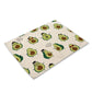 Tropische Avocadomuster Küchentischset aus Baumwolle