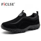 Fashion Flock Herren Freizeitschuhe, Wildleder-Outdoor Schuhe Herren Winterschuhe plus Größe 46