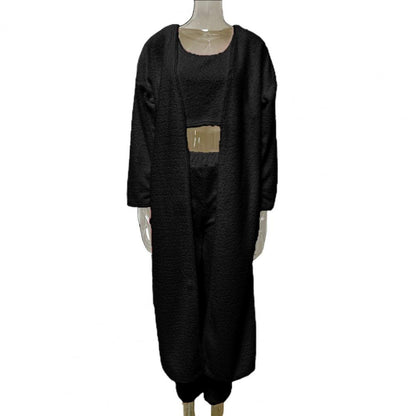 3 Teile / Satz Damen Langarm Strickjacke mit Hosen
