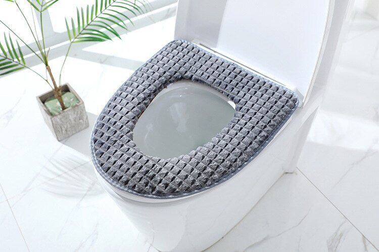 Toilettenkissen,  weicher & warmer Toilettensitzbezug