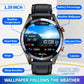 2022 neue 454 * 454-Bildschirm-Smartwatch zeigt immer die Uhrzeit an Bluetooth-Anruf, Lokale Musik-Smartwatch für Herren, Android-TWS-Kopfhörer
