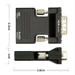 HDMI-kompatible Buchse zu VGA-Stecker Konverter 3.5mm Audio Kabel Adapter 1080P FHD Video Ausgang für PC Laptop TV Monitor Projektor