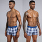 5pcs Boxershorts Herren, European Baumwolle Plus-Größe