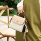 Foxer Lederhandtaschen für Frauen, Echtes Leder Damen Top-Griff Taschen mit Verstellbarem Schultergurt