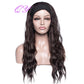 Hair Big Afro Kinky Curly Stirnband Perücken für Frauen Synthetisches Haar Perücken Turban Wrap Hair Style