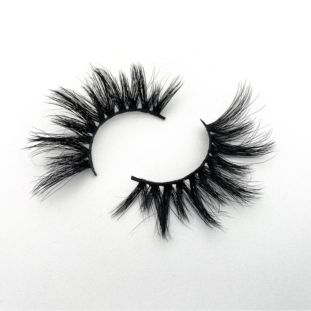 20 mm 3D echte Nerzwimpern, 6DC-Serie Wimpern, 18 mm bis 22 mm Länge
