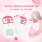 Baby Monitor Fetal Doppler Ultraschall Foetus Doppler Detektor, Home Portable Sonar Doppler für Schwangere 2.5MHz, keine Strahlung