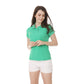 Mehrfarbiges Kurzarm Damen-POLO-Hemd, Sommeroberteile,  elastischer Hemdkragen, 100 % Baumwolle
