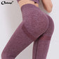 Frauen Nahtlose Yoga Set Sport-BH, Hohe Taille Leggings Fitness Sets