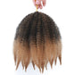 Black Star Hair Afro Synthetic Crochet Marley Braids Haarverlängerungen für schwarze Frauen Kanekalons Kinky Twist Braiding Hairs