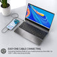 UPERFECT X True Portable Monitor mit Tastatur Akku 13.3 TouchScreen Mobile External Screen Laptop LCD Display Wiederaufladbar