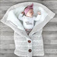 Herbst und Winter Babyschlafsack, Outdoor Button Baby Strickschlafsack