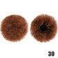 Synthetische Puff Afro Lockig Chignon Perücke Pferdeschwanz Kordel Kurz Afro