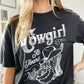 Bedruckter Sommer Cowgirl T-shirts "Im Herzen Druck"  in einem einzigartigen Design
