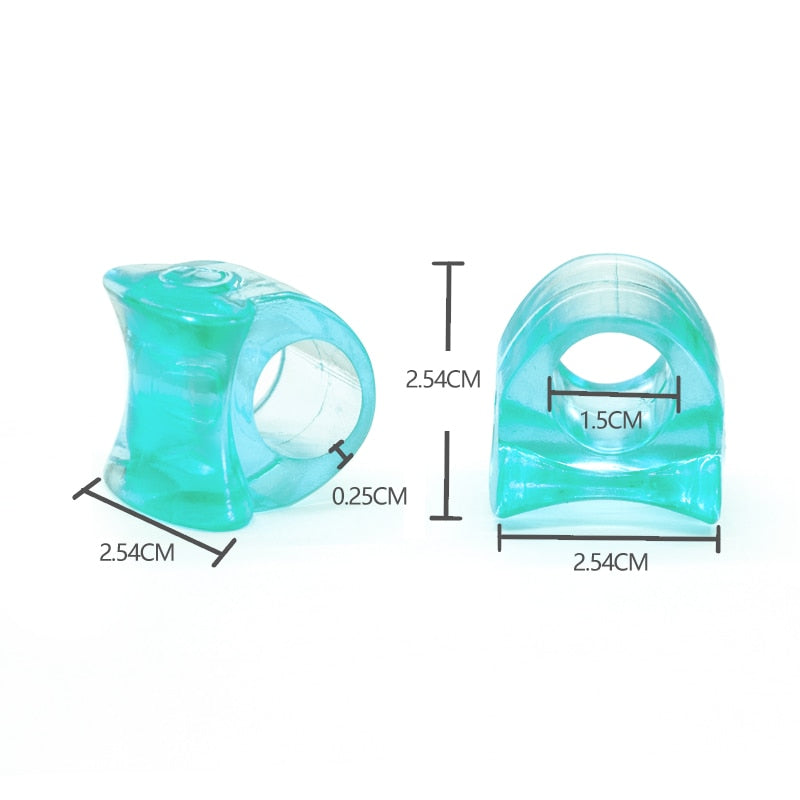 Zehentrenner, 2pcs blau weiches Silikon Gel