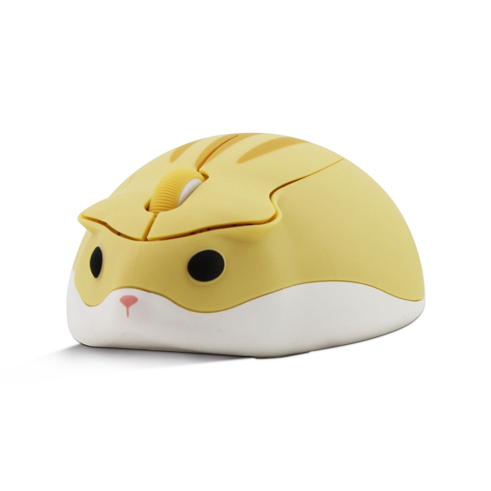 Nette Cartoon Drahtlose Maus für Kinder-Macbook mit Rosa Hamster Design, Tragbare USB Optische Computer Maus