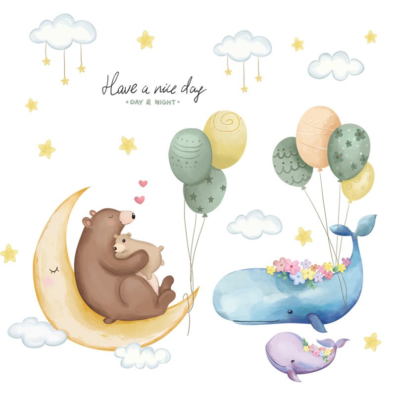Cartoon-Dinosaurier-Wandaufkleber für Kinderzimmer, Babyzimmer, Wanddekoration, Ceative Vinyl-Raumaufkleber, umweltfreundlicher Heimdekorationsaufkleber
