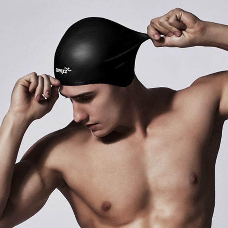 1 STÜCK Erwachsene Badekappen / Schwimmbeckenkappe für Frauen und Männer, Silikon-Tauchkappe