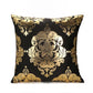 Geometrischer Kissenbezug, Schwarz Weiß Kissenbezug, Dekoratives Kissen Mode Golden Designer 45x45