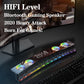 Tragbares Drahtloses Spiel Soundbar, USB 3D Stereo Subwoofer AUX FM Haus Digitaler mit Lautsprecher Tastatur Abkürzung für PC, Laptop,Tablets,Desktop,Handy