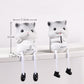 2PCS Nordic Puppe für Wohnzimmer Dekoration Kinderzimmer Dekoration Harz Puppe Hase Figur, Handwerk für Kinder Kinderzimmer Dekoration