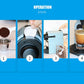 Wiederverwendbare Refill-Kapsel kapseln für Nespresso-Maschinen Espresso, hochwertige Edelstahl-Kapsel