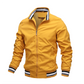 Männerjacke Frühling Herbst, Atmungsaktiv und lässig mit Reißverschluss
