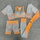 2/3/5 stücke Nahtlose Damen Sportbekleidung & Yoga-Set