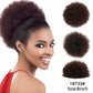 Alileader Synthetische Haarknoten, Afro Kordelzug Pferdeschwanz Flauschige, Afro Puff Haarknoten, Clips im Haarschwanz Pferdeschwanz Zubehör 1St