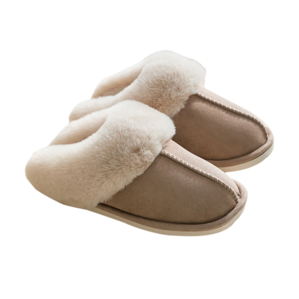 Damen Pantoffel Hausschuhe Warm plush
