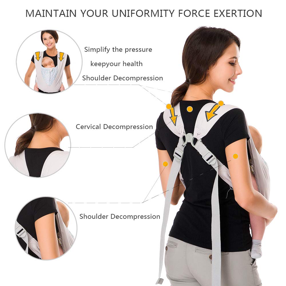 Babytrage aus natürlichen Baumwolle, Ergonomische Babytrage